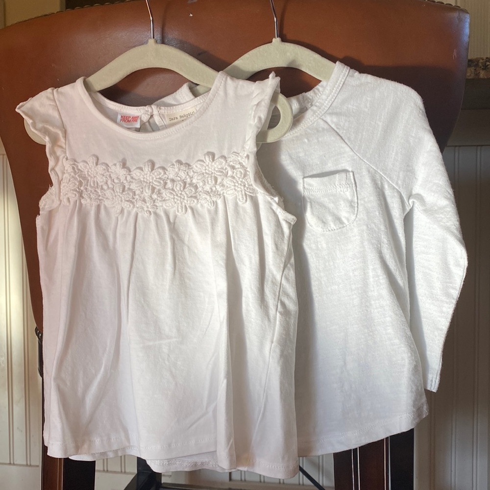 Zara and Cat & Jack 2 shirts size 18 month